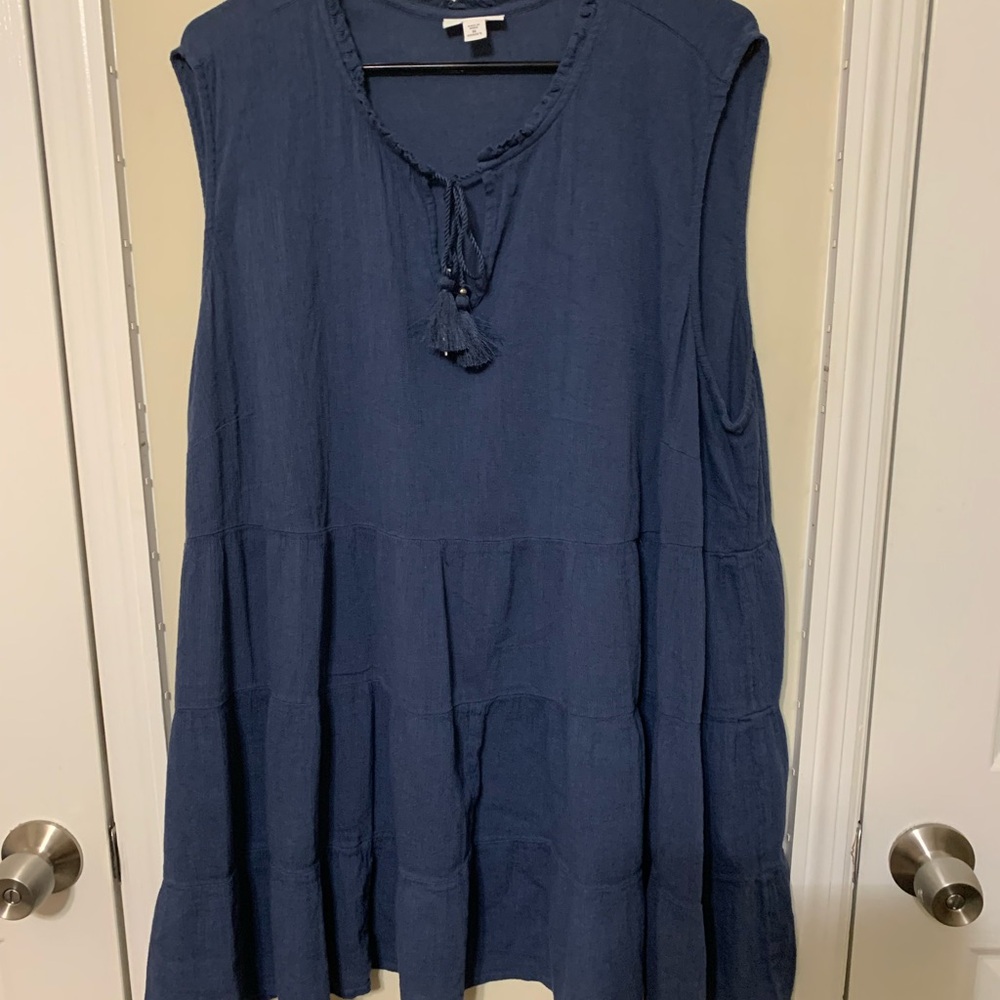 J. Jill- Women's Blue Sleeveless Top